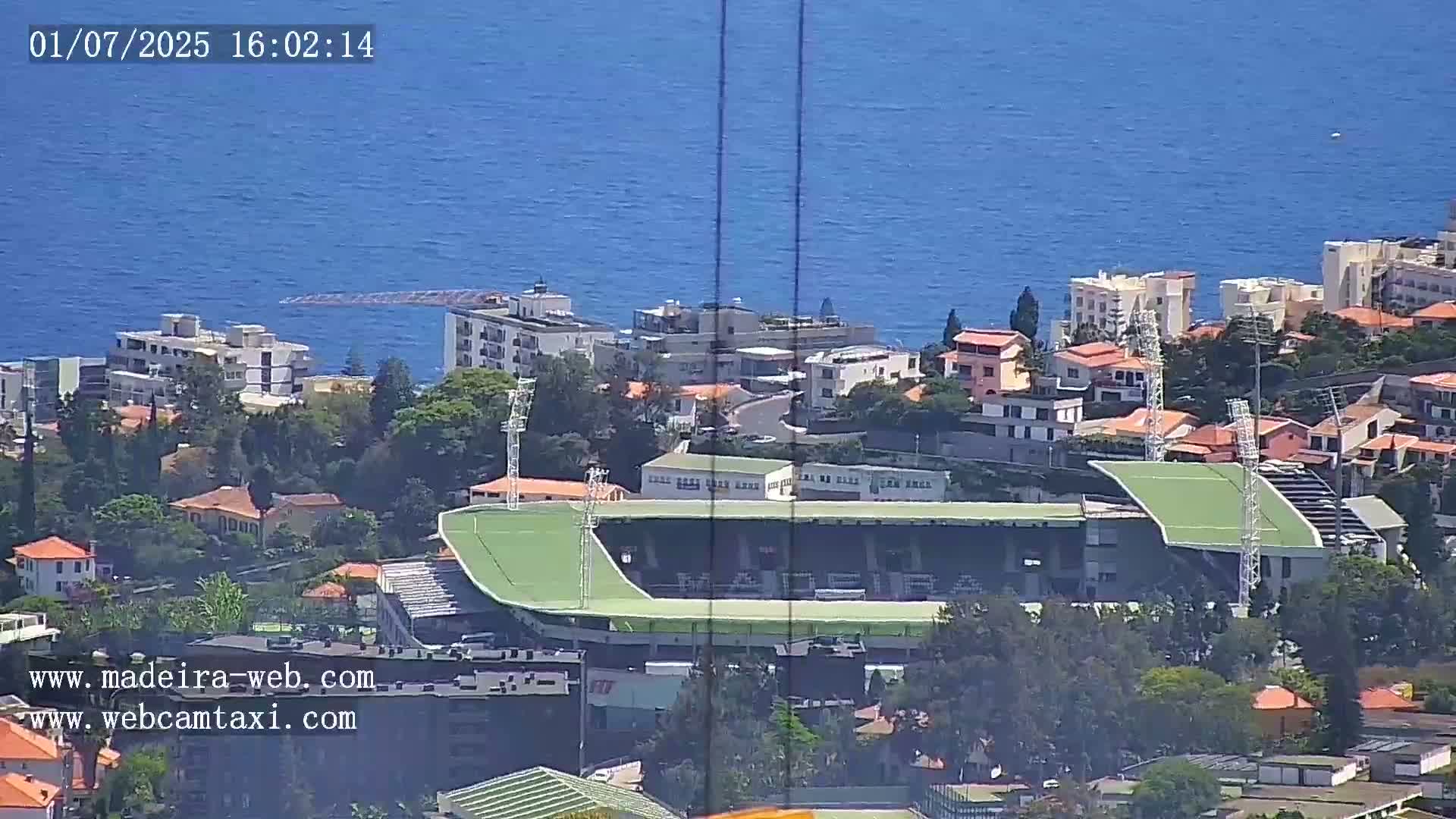 Funchal City  Skyline Live Cam from Sao Roque - Funchal, Madeira, Portugal