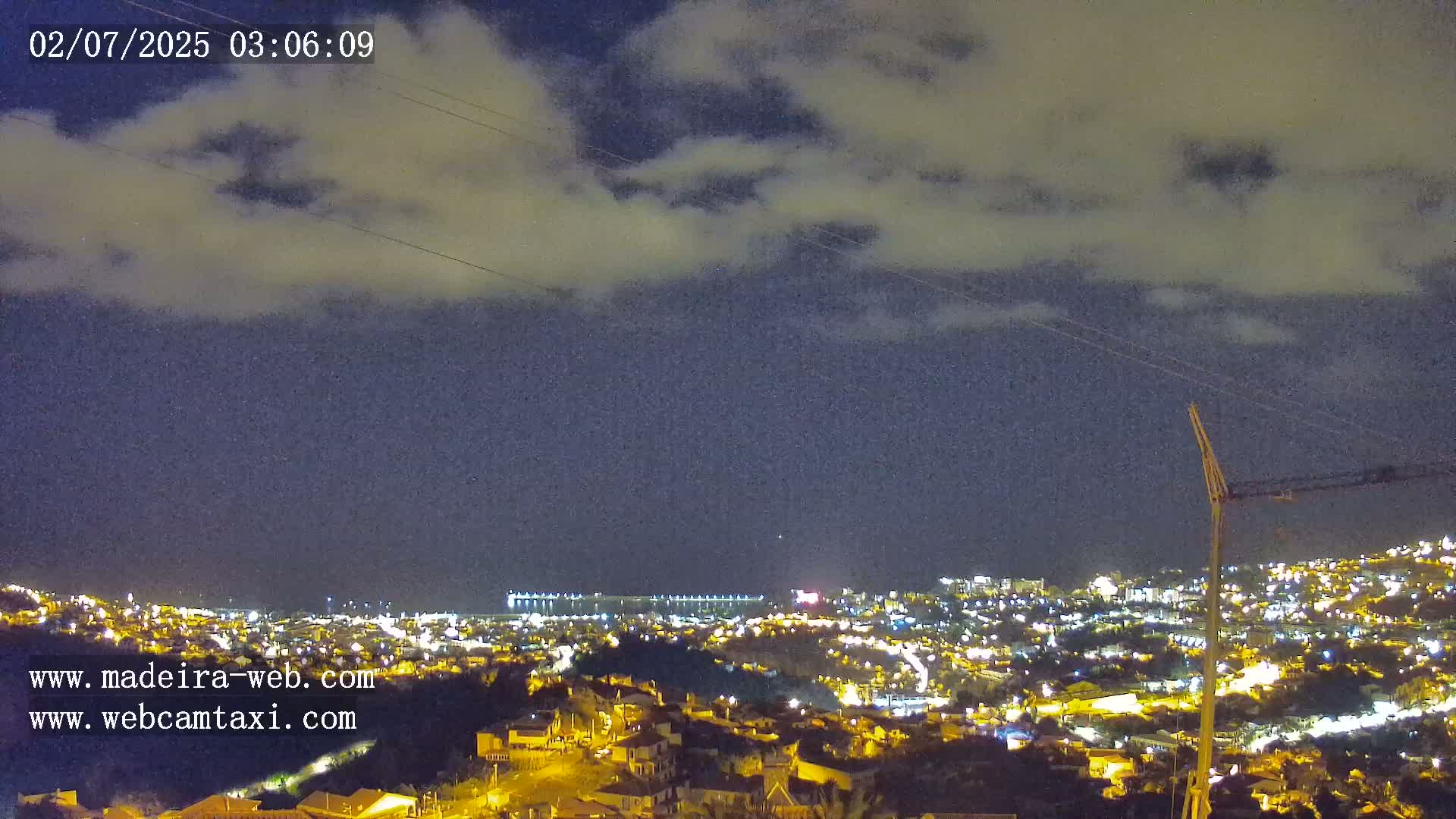 Funchal City  Skyline Live Cam from Sao Roque - Funchal, Madeira, Portugal