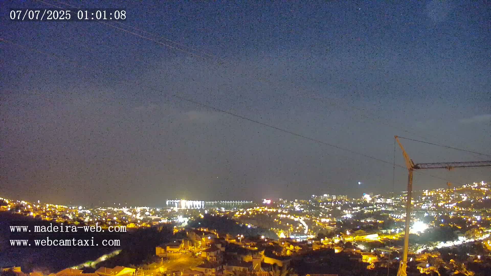 Funchal City  Skyline Live Cam from Sao Roque - Funchal, Madeira, Portugal
