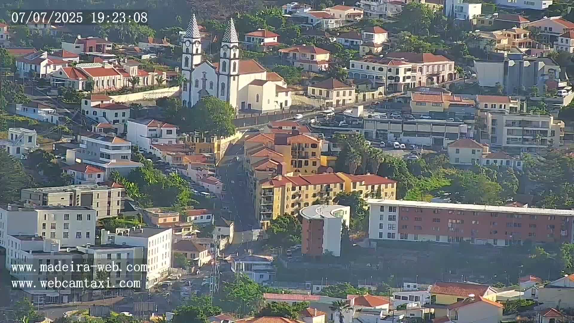 Funchal City  Skyline Live Cam from Sao Roque - Funchal, Madeira, Portugal