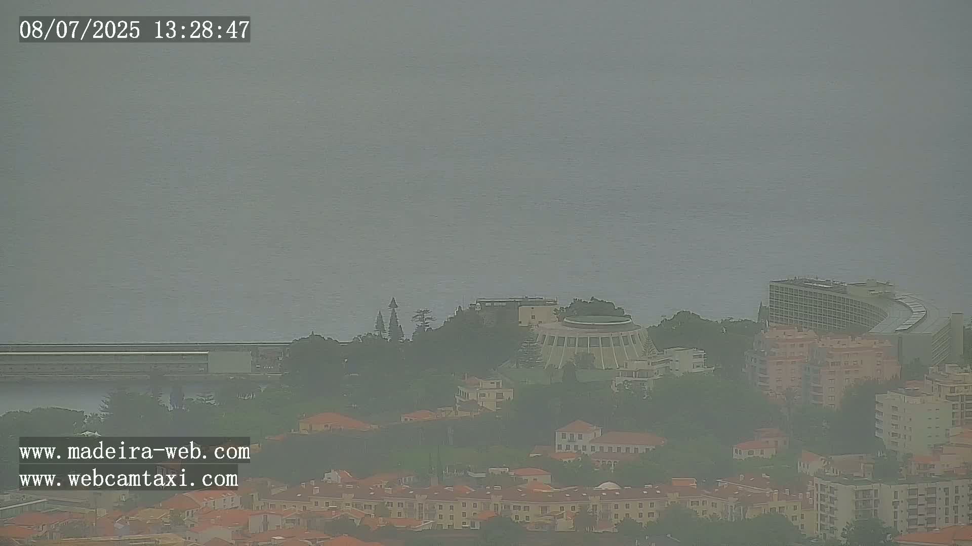 Funchal City  Skyline Live Cam from Sao Roque - Funchal, Madeira, Portugal