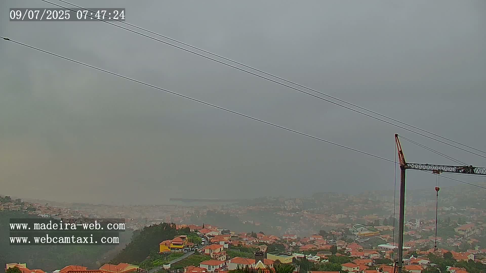 Funchal City  Skyline Live Cam from Sao Roque - Funchal, Madeira, Portugal