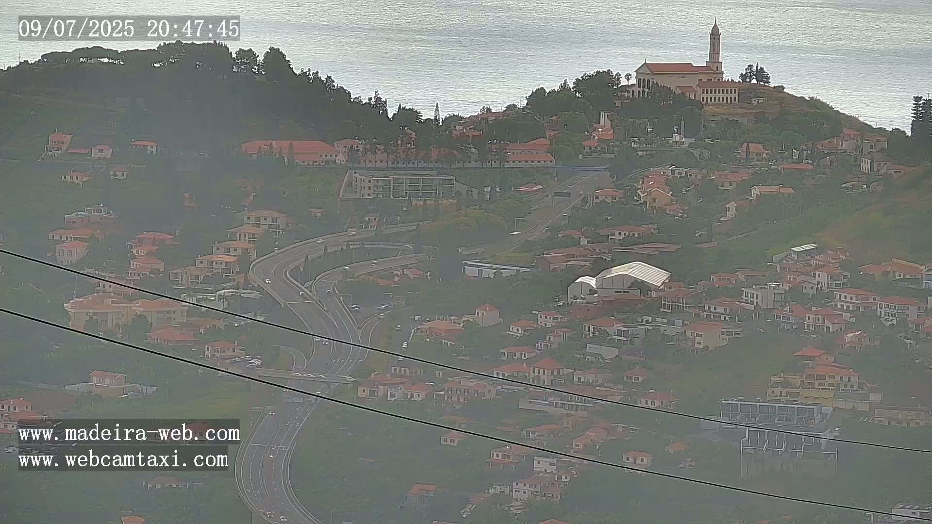 Funchal City  Skyline Live Cam from Sao Roque - Funchal, Madeira, Portugal