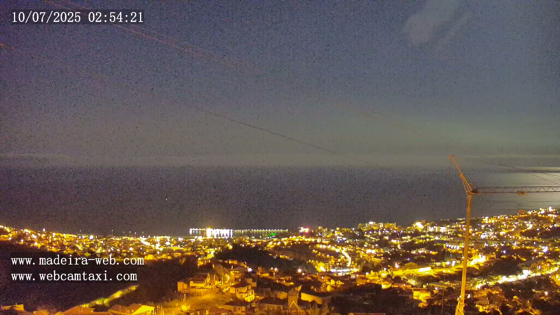 Funchal City  Skyline Live Cam from Sao Roque - Funchal, Madeira, Portugal