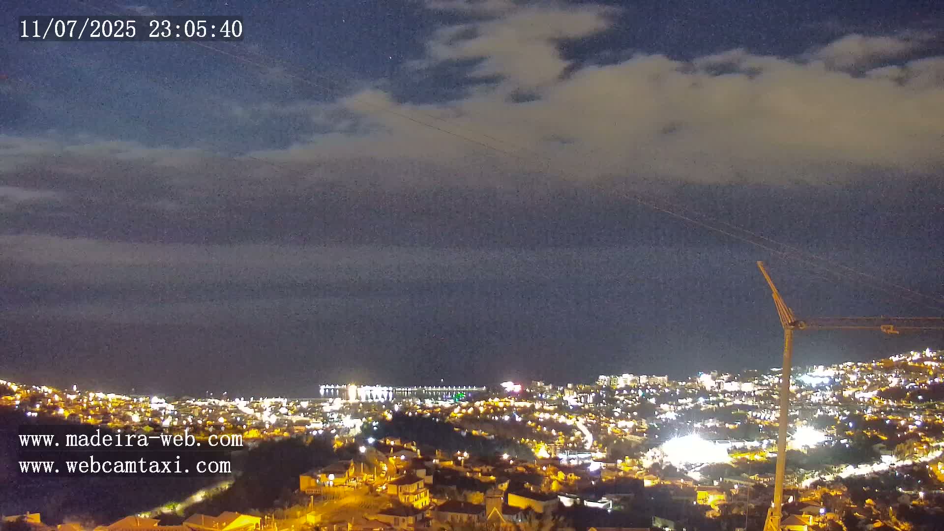 Funchal City  Skyline Live Cam from Sao Roque - Funchal, Madeira, Portugal