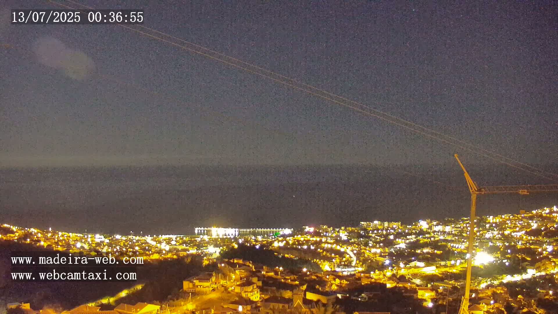 Funchal City  Skyline Live Cam from Sao Roque - Funchal, Madeira, Portugal