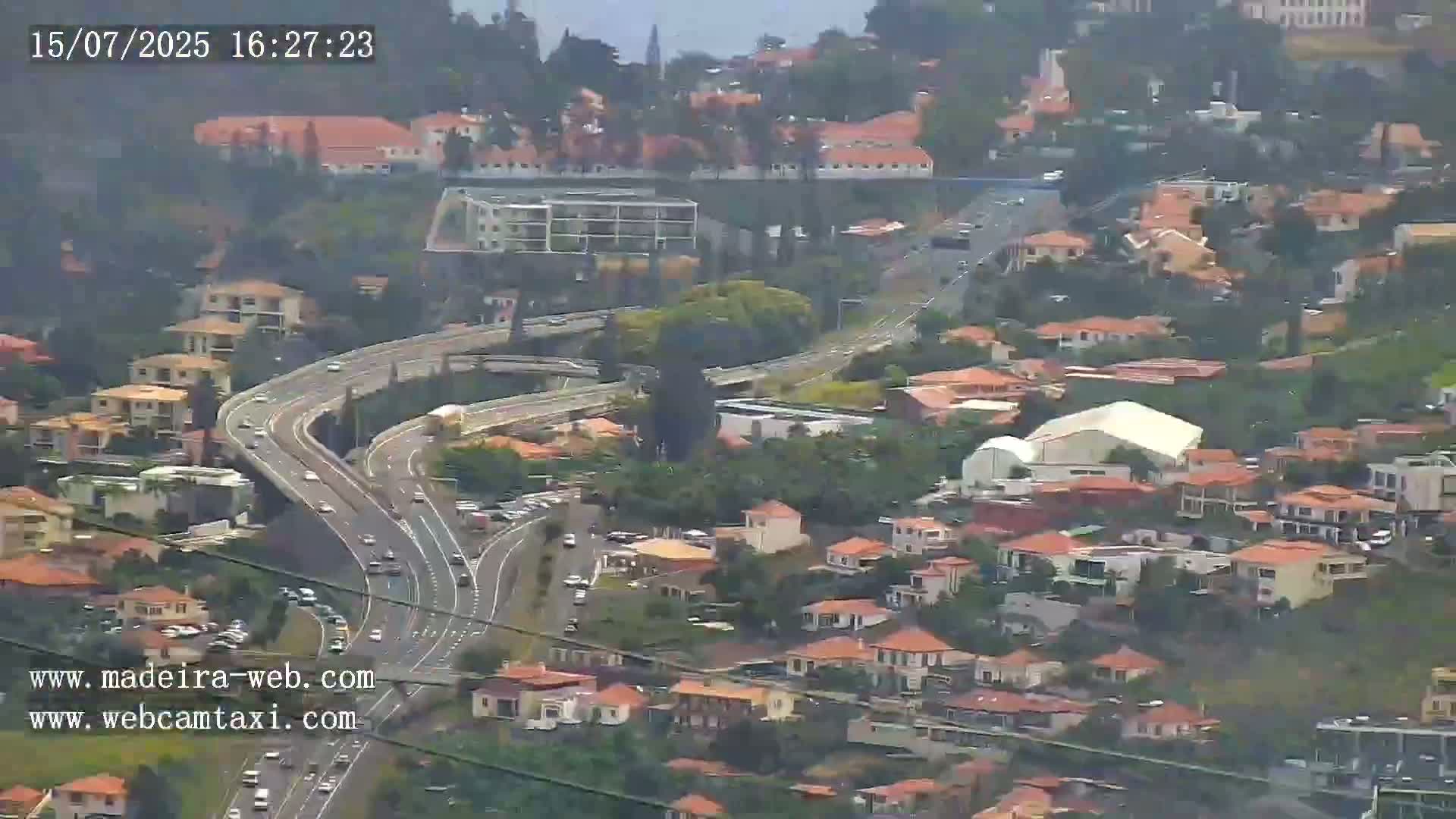 Funchal City  Skyline Live Cam from Sao Roque - Funchal, Madeira, Portugal