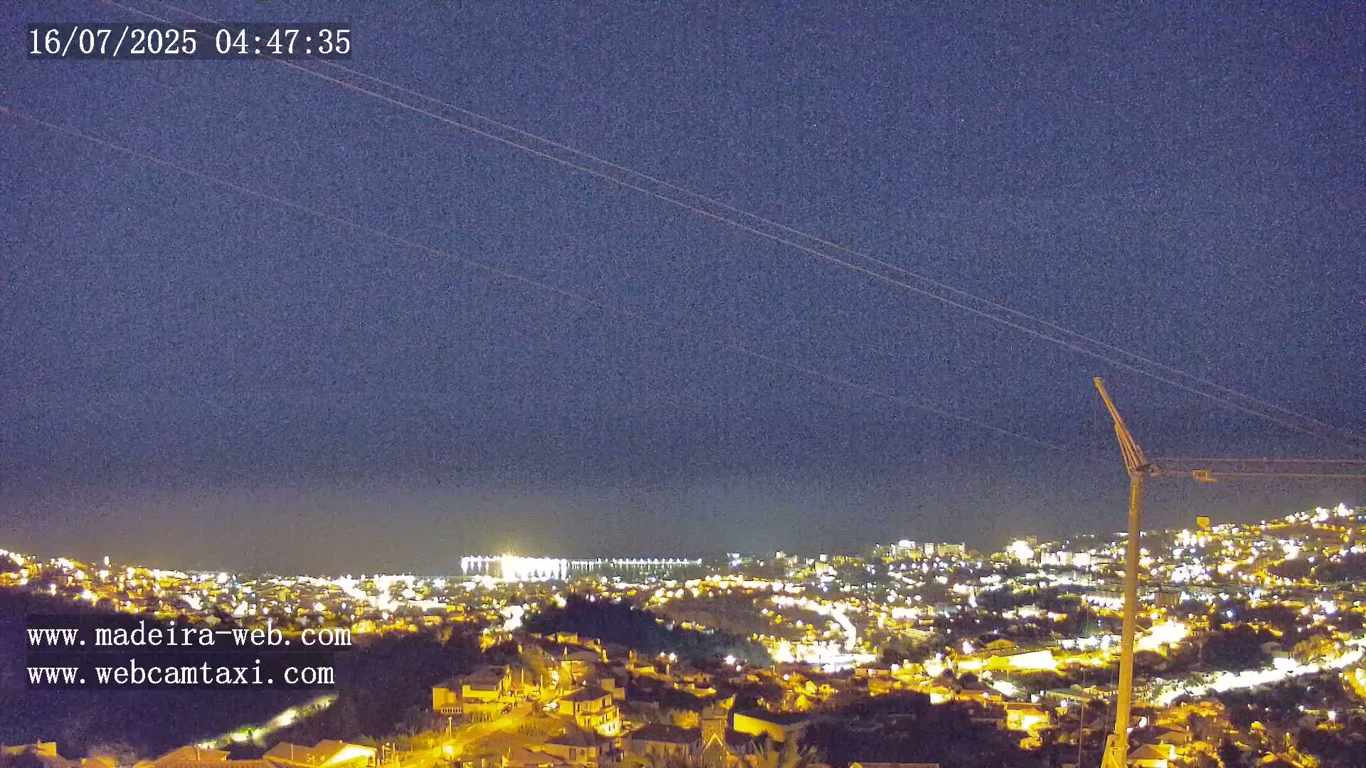Funchal City  Skyline Live Cam from Sao Roque - Funchal, Madeira, Portugal