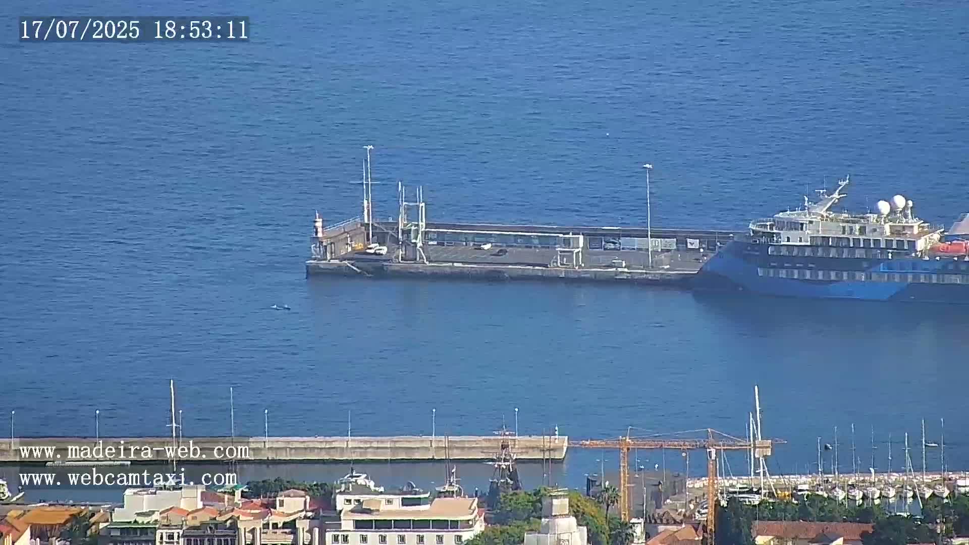 Funchal City  Skyline Live Cam from Sao Roque - Funchal, Madeira, Portugal