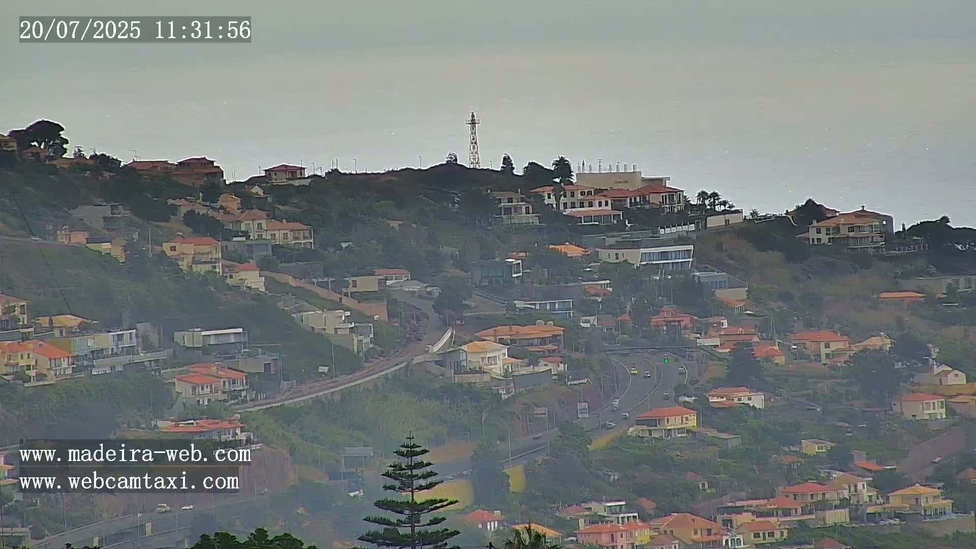 Funchal City  Skyline Live Cam from Sao Roque - Funchal, Madeira, Portugal