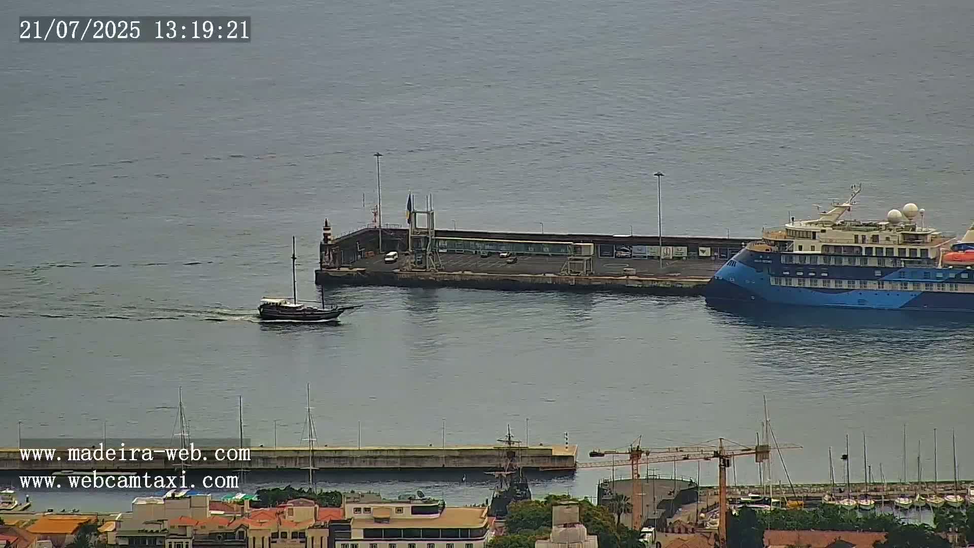 Funchal City  Skyline Live Cam from Sao Roque - Funchal, Madeira, Portugal