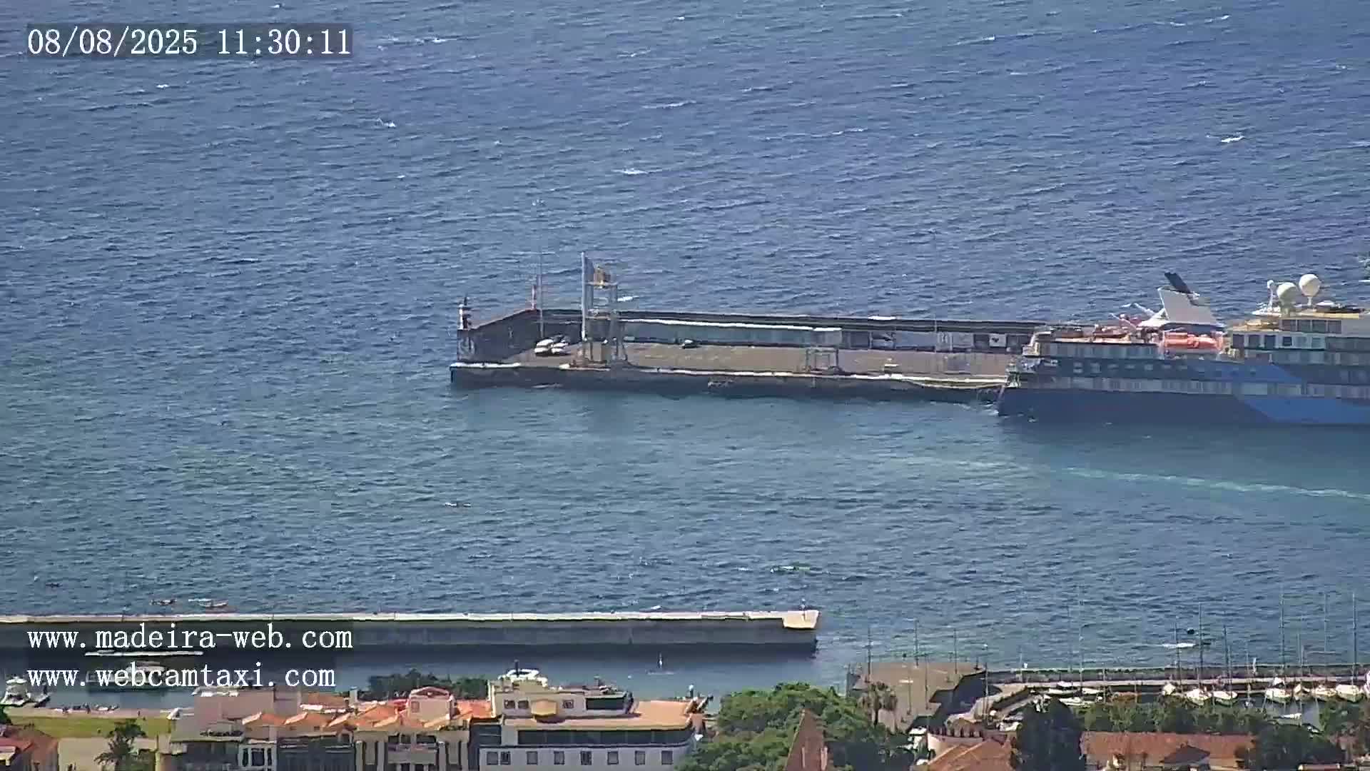Funchal City  Skyline Live Cam from Sao Roque - Funchal, Madeira, Portugal
