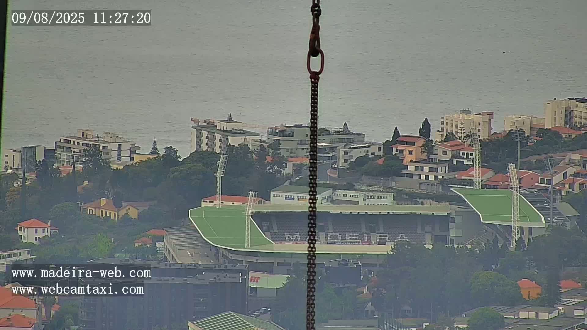 Funchal City  Skyline Live Cam from Sao Roque - Funchal, Madeira, Portugal