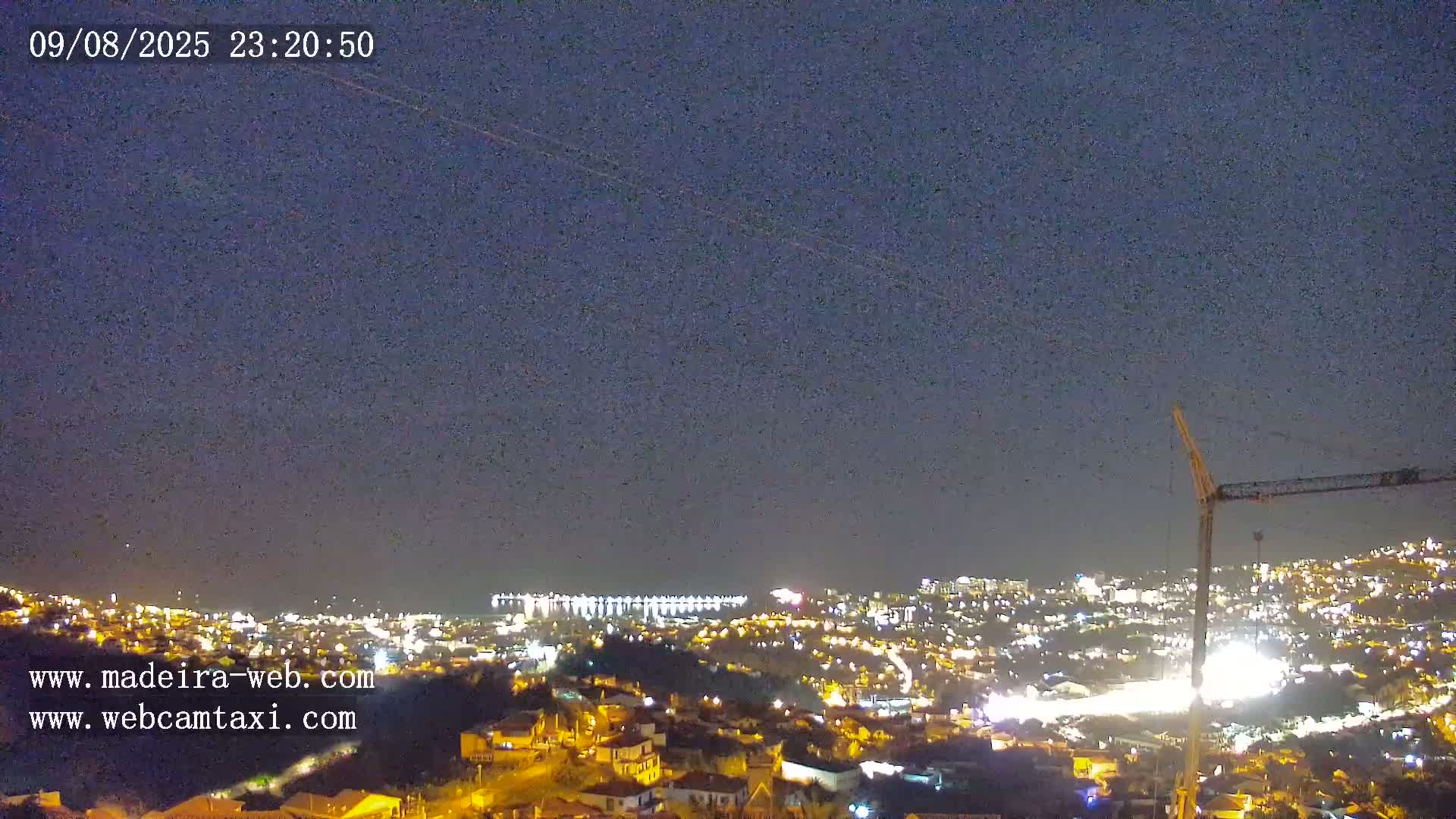 Funchal City  Skyline Live Cam from Sao Roque - Funchal, Madeira, Portugal