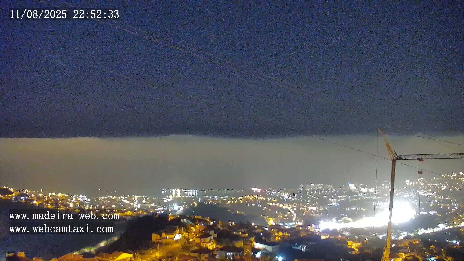 Funchal City  Skyline Live Cam from Sao Roque - Funchal, Madeira, Portugal