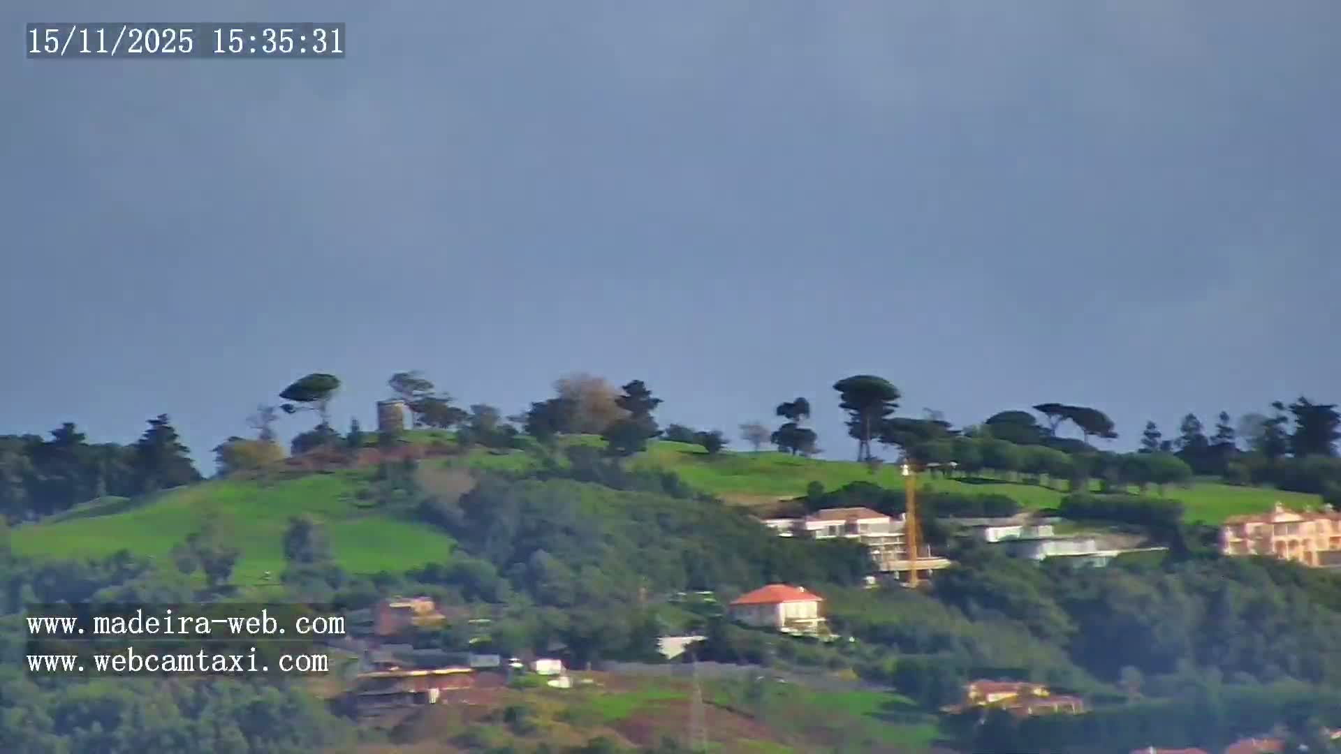 Funchal City  Skyline Live Cam from Sao Roque - Funchal, Madeira, Portugal