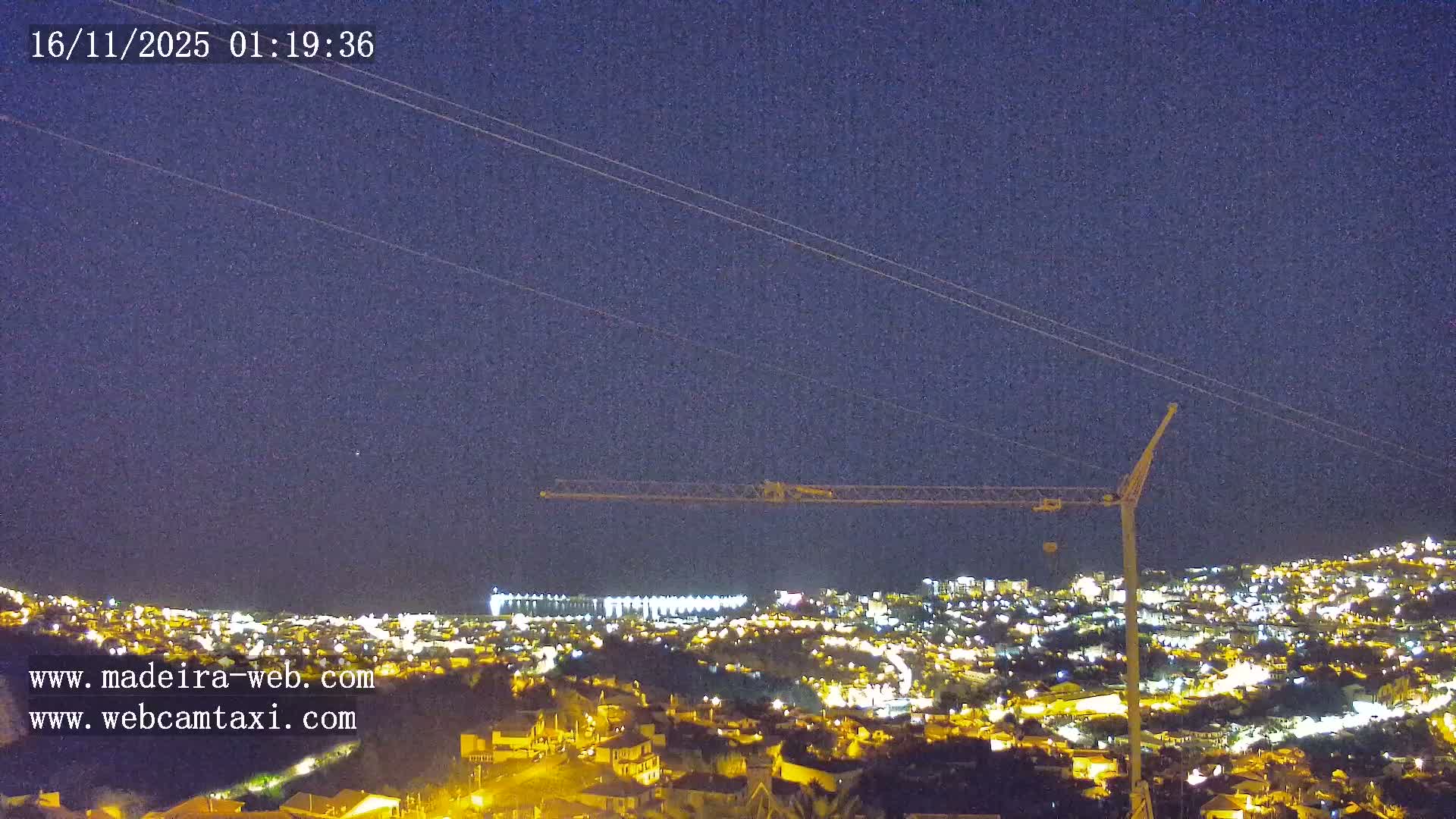 Funchal City  Skyline Live Cam from Sao Roque - Funchal, Madeira, Portugal
