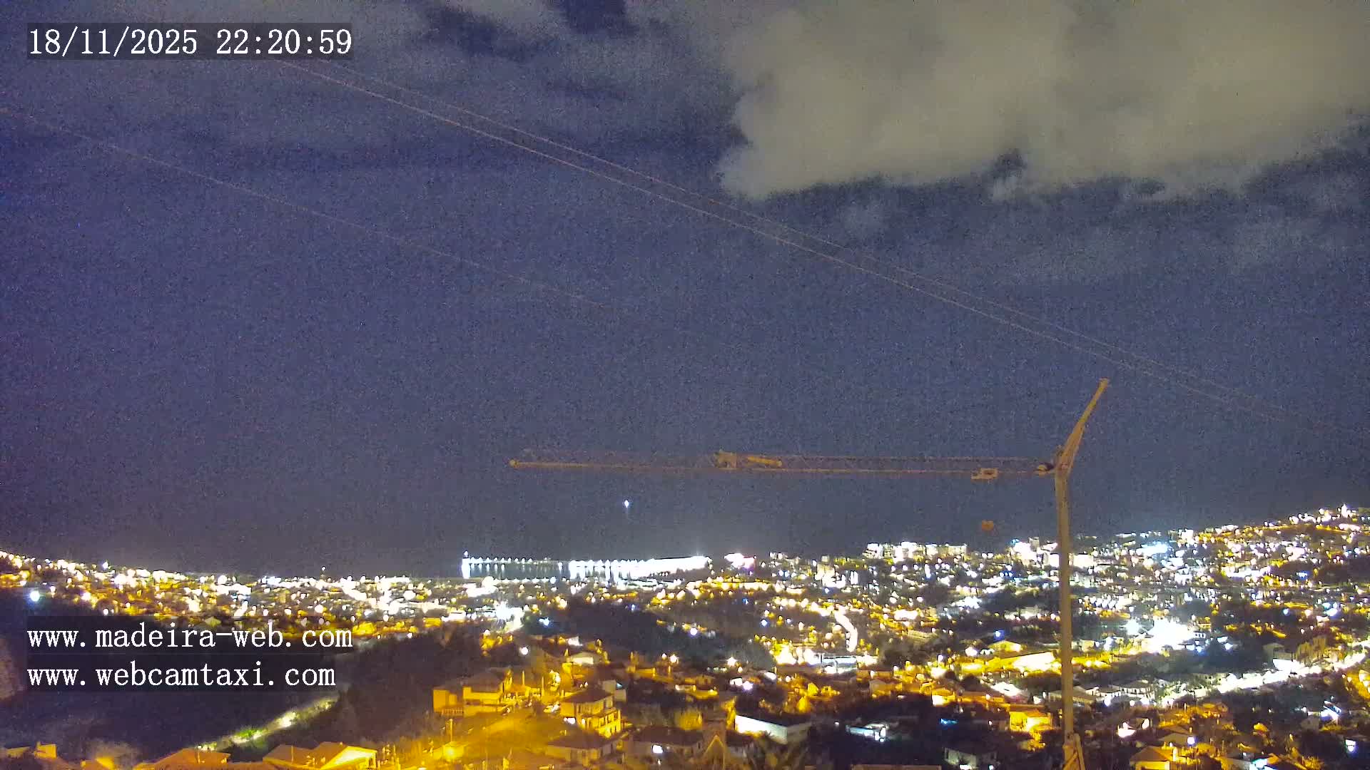 Funchal City  Skyline Live Cam from Sao Roque - Funchal, Madeira, Portugal