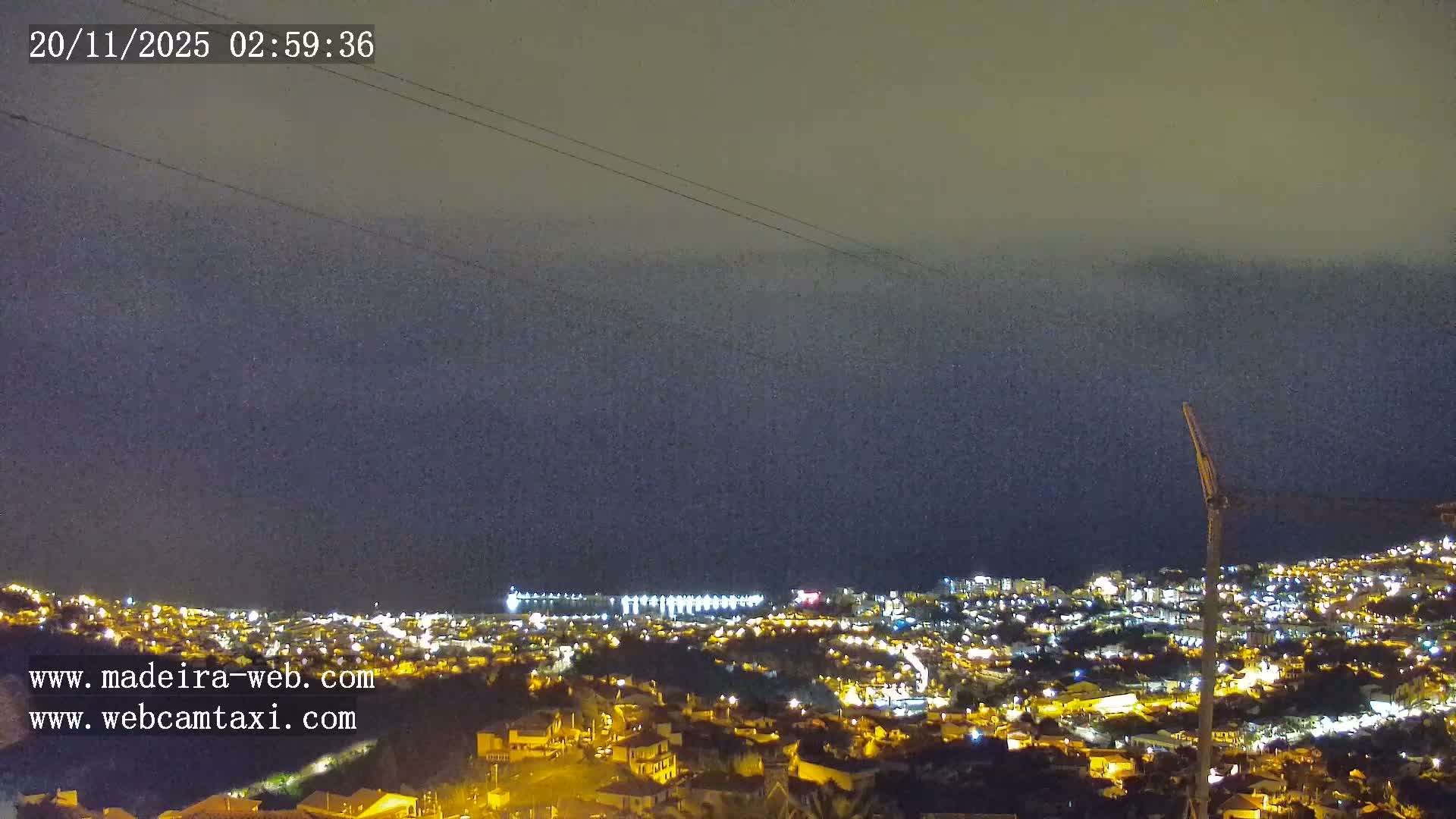 Funchal City  Skyline Live Cam from Sao Roque - Funchal, Madeira, Portugal