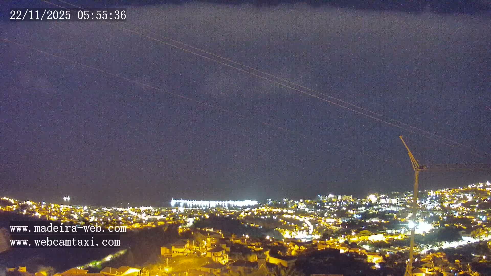Funchal City  Skyline Live Cam from Sao Roque - Funchal, Madeira, Portugal