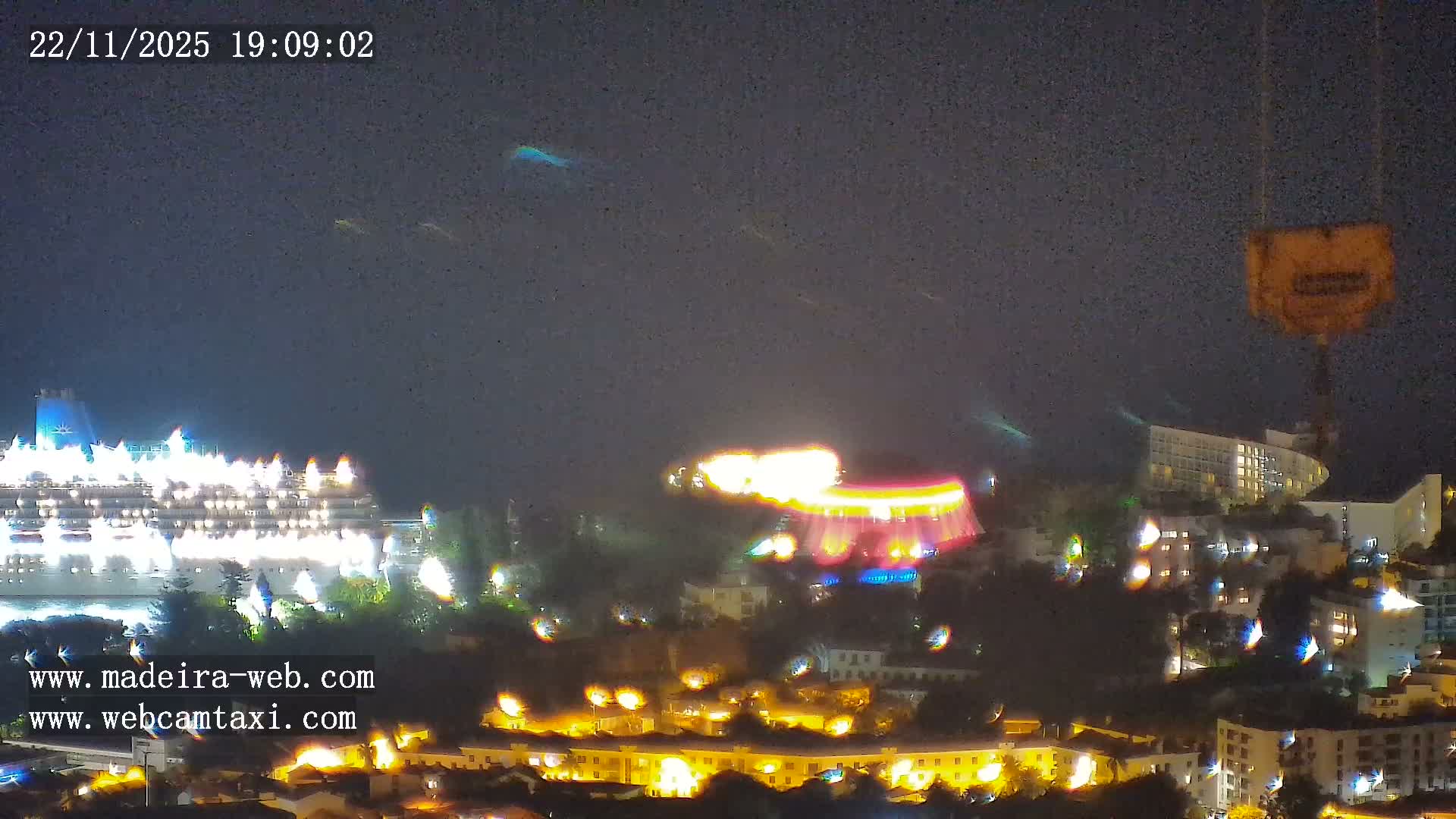 Funchal City  Skyline Live Cam from Sao Roque - Funchal, Madeira, Portugal