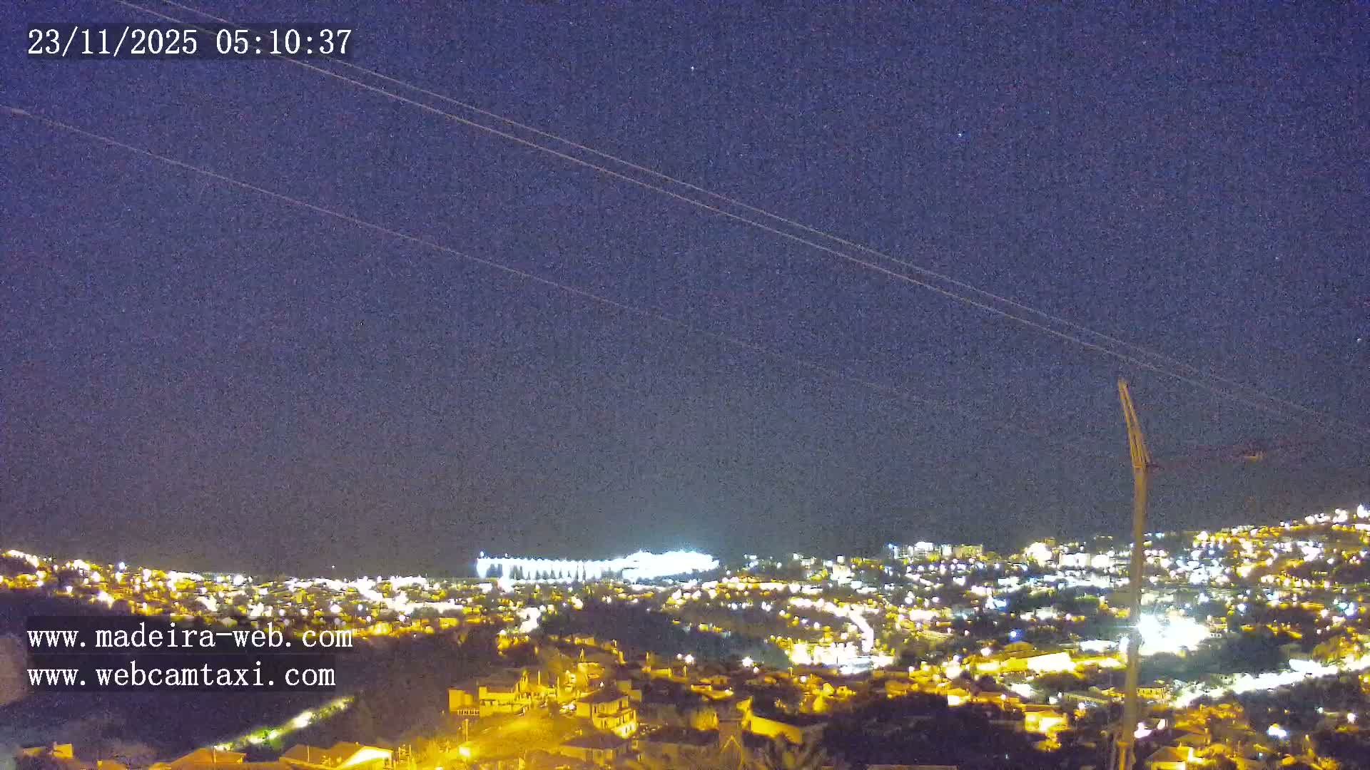 Funchal City  Skyline Live Cam from Sao Roque - Funchal, Madeira, Portugal