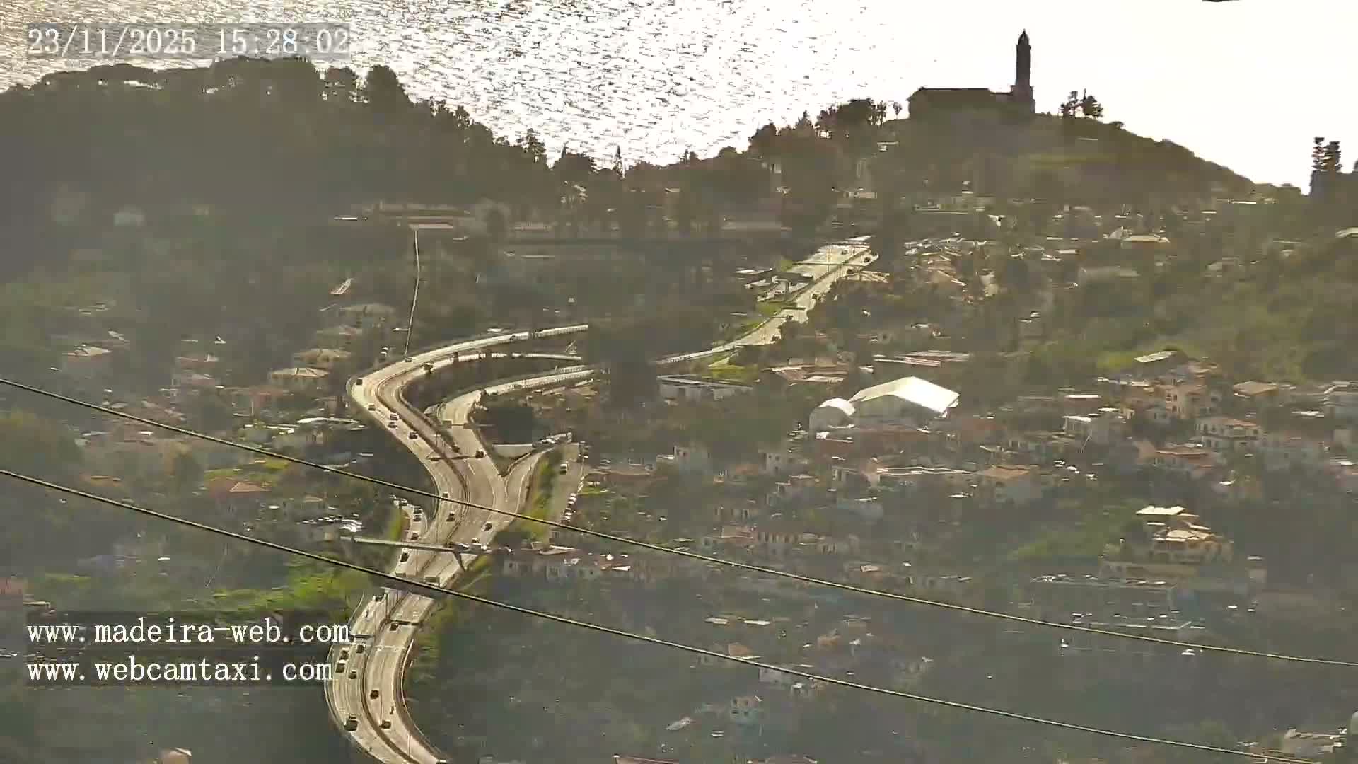 Funchal City  Skyline Live Cam from Sao Roque - Funchal, Madeira, Portugal
