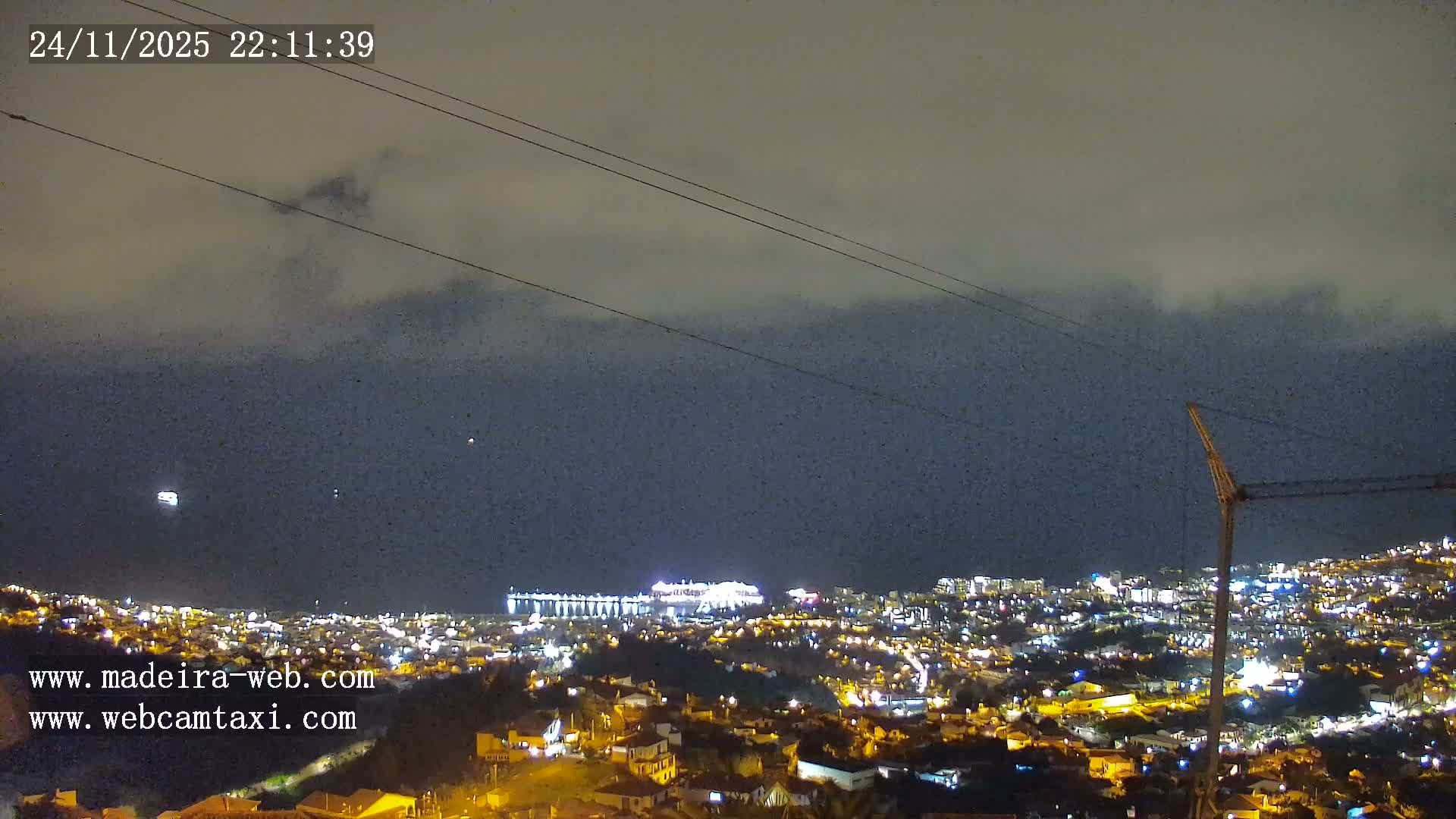 Funchal City  Skyline Live Cam from Sao Roque - Funchal, Madeira, Portugal