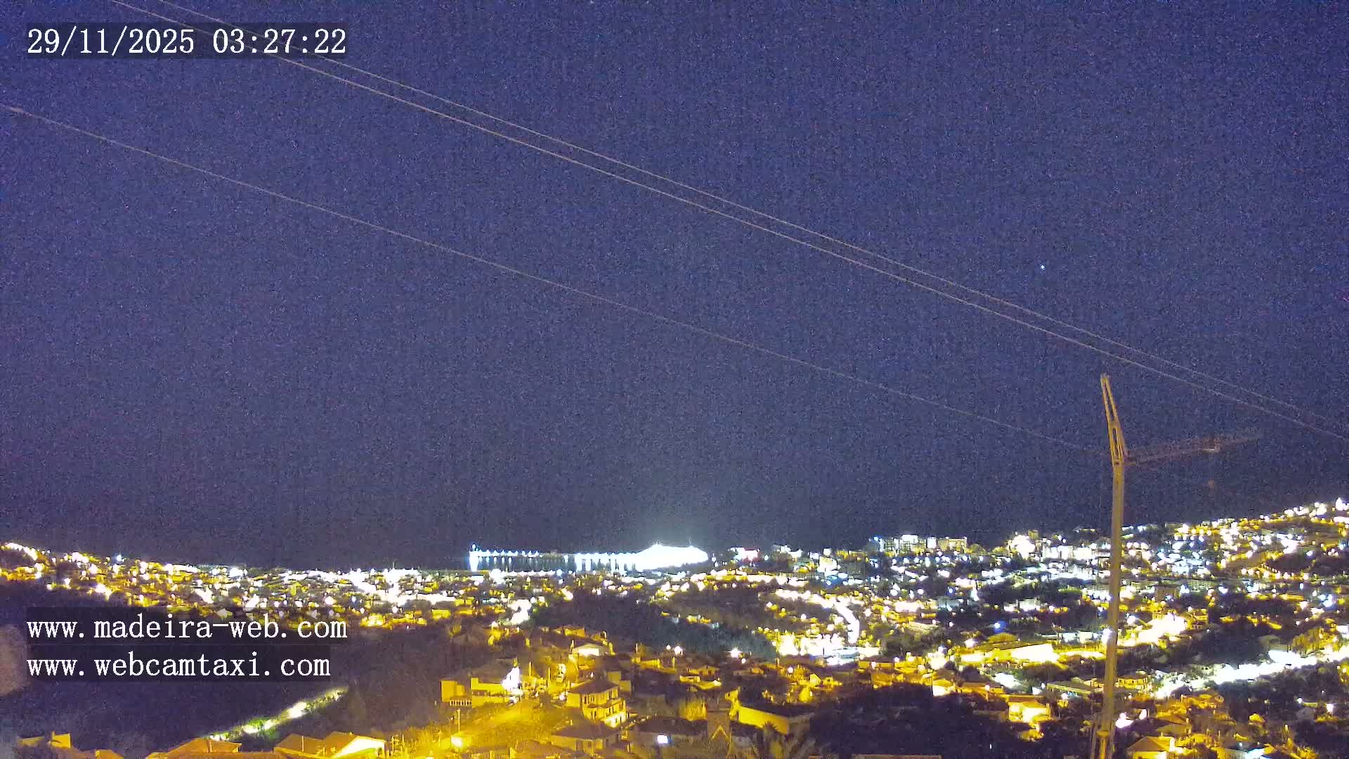 Funchal City  Skyline Live Cam from Sao Roque - Funchal, Madeira, Portugal