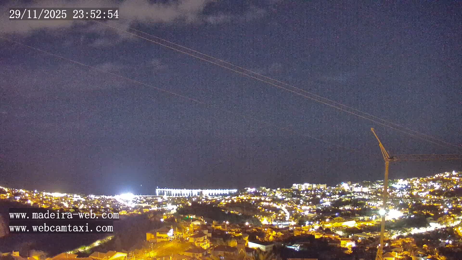 Funchal City  Skyline Live Cam from Sao Roque - Funchal, Madeira, Portugal