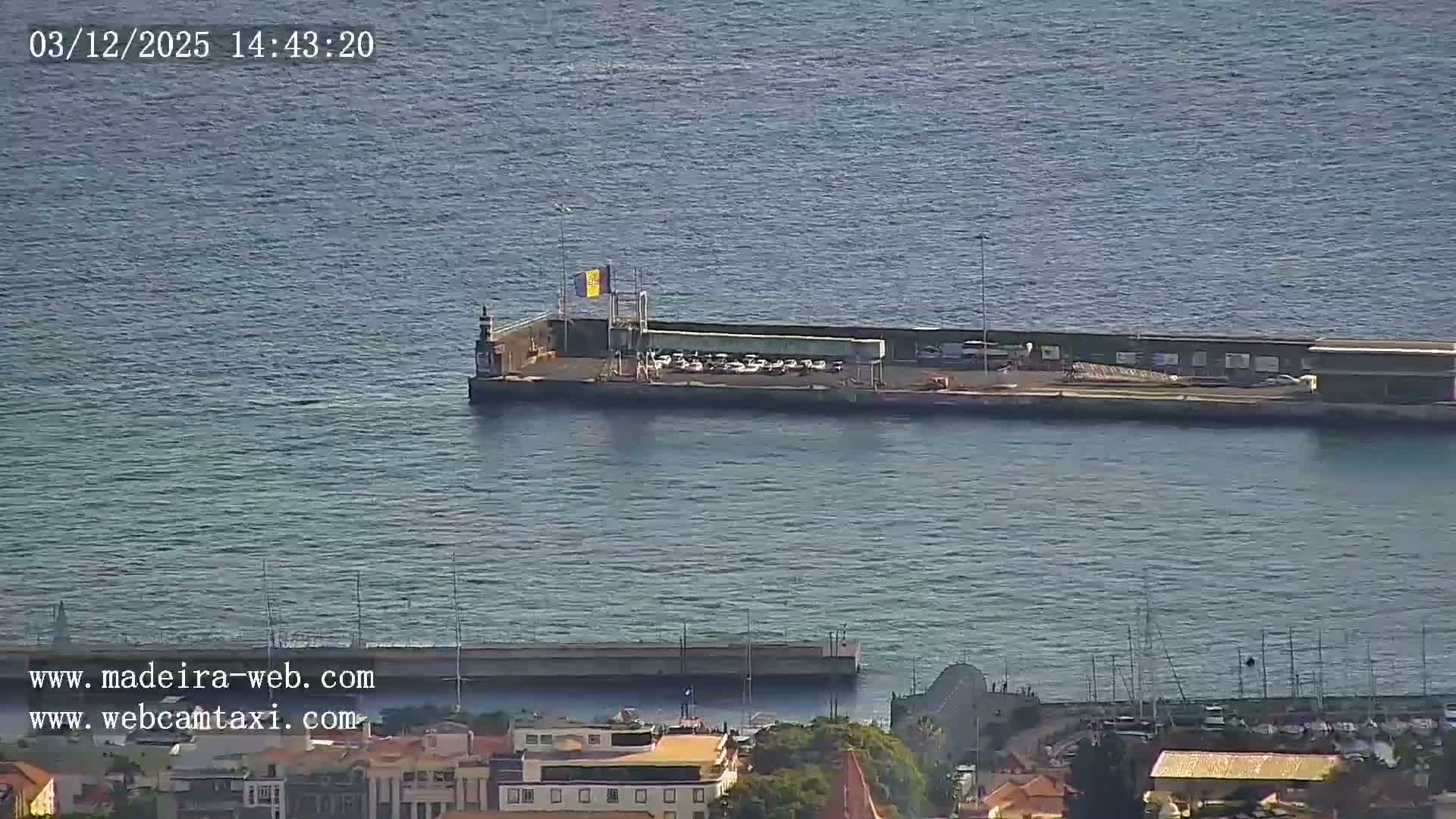Funchal City  Skyline Live Cam from Sao Roque - Funchal, Madeira, Portugal
