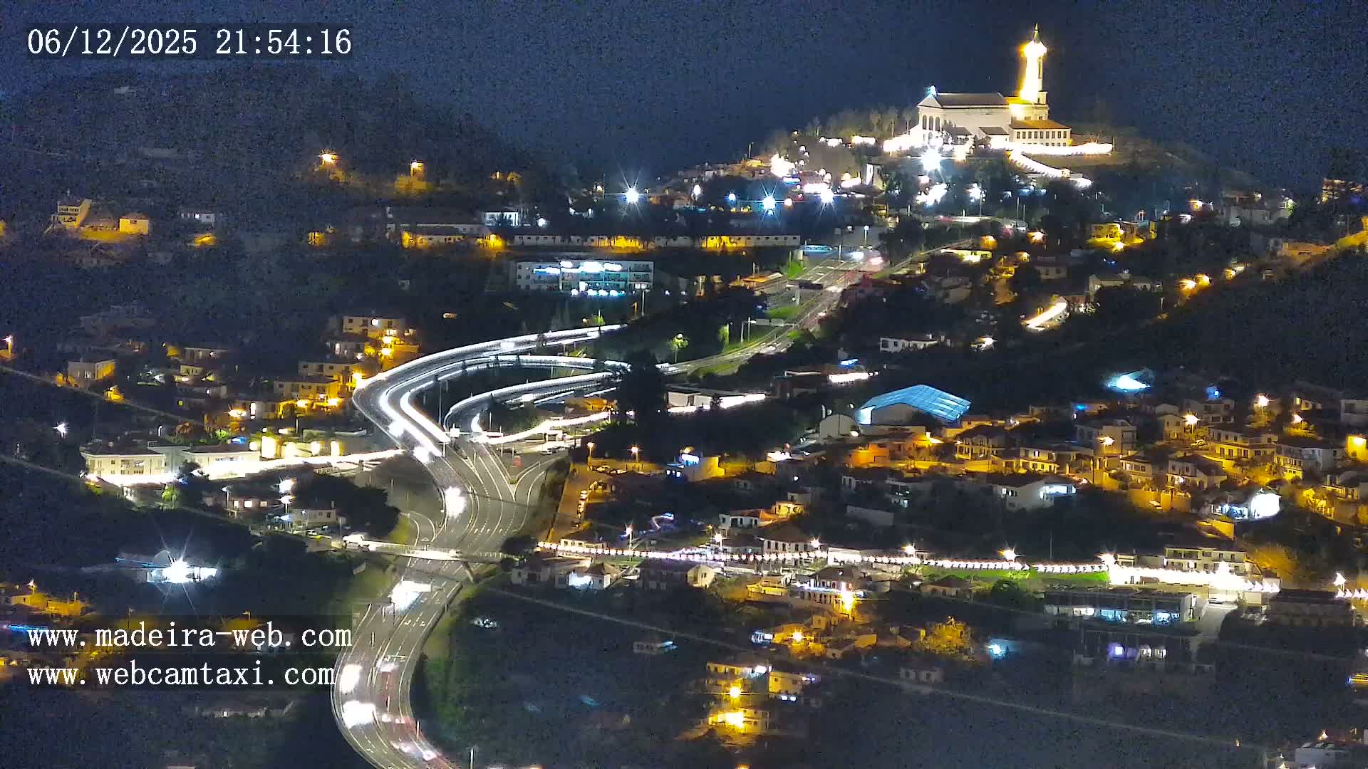 Funchal City  Skyline Live Cam from Sao Roque - Funchal, Madeira, Portugal