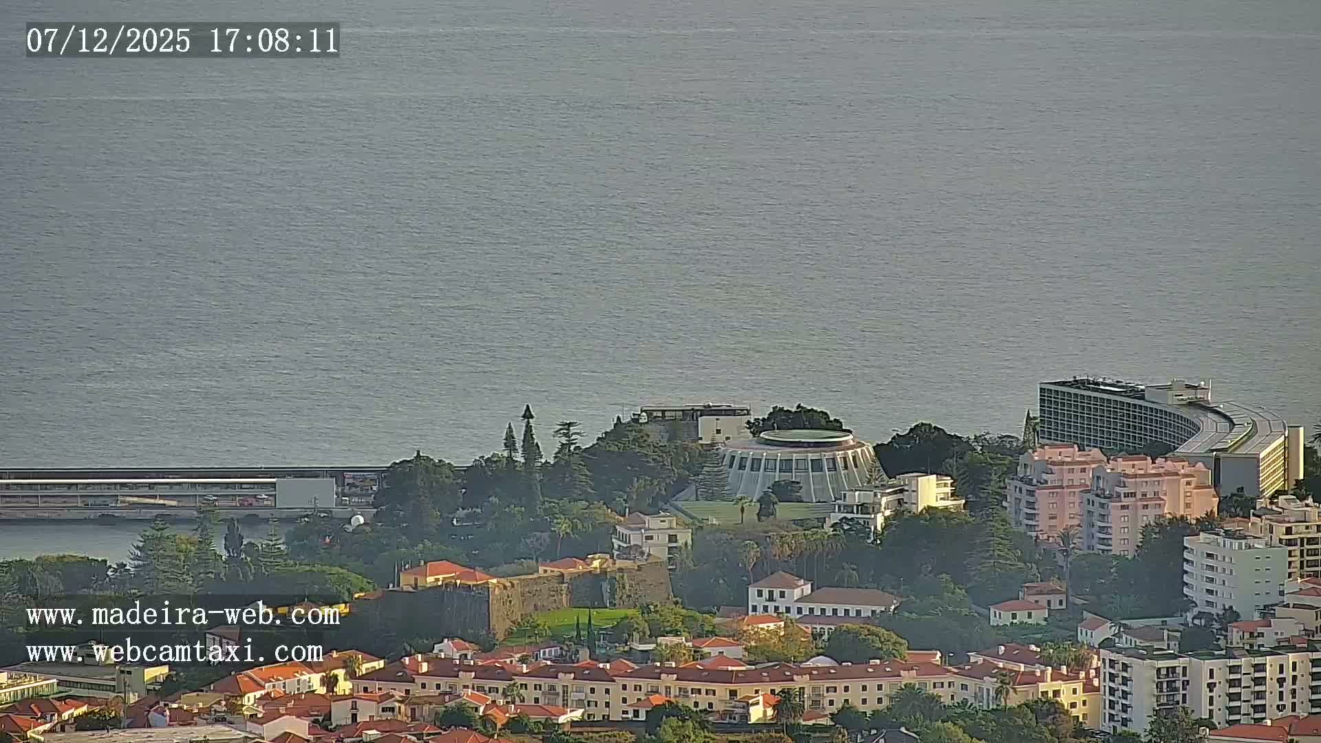 Funchal City  Skyline Live Cam from Sao Roque - Funchal, Madeira, Portugal