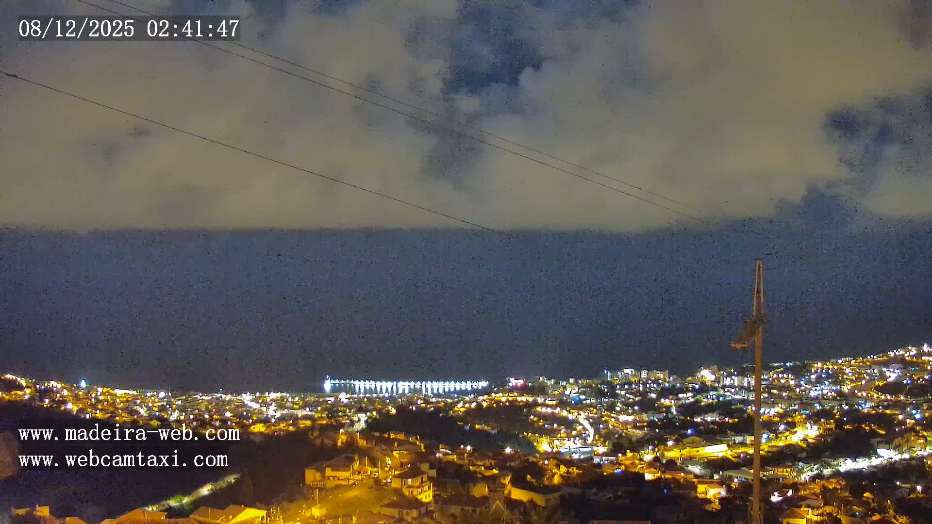 Funchal City  Skyline Live Cam from Sao Roque - Funchal, Madeira, Portugal