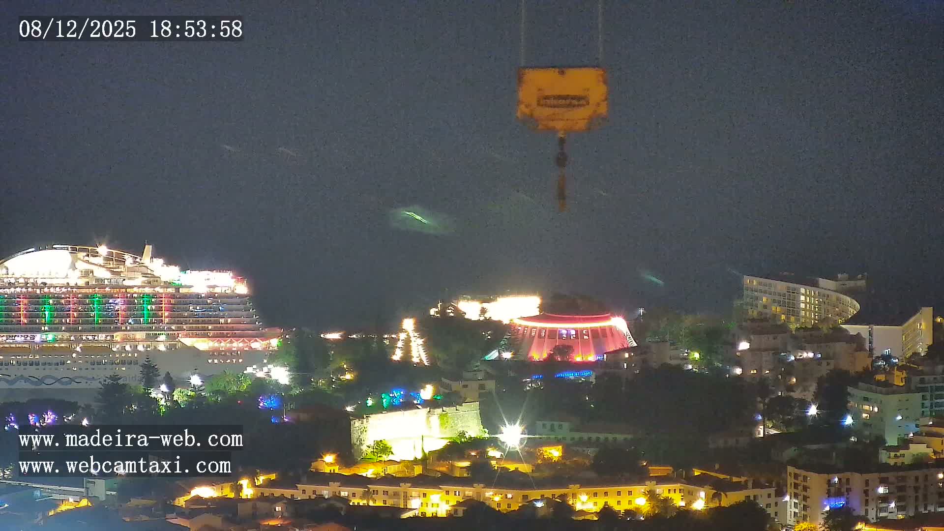 Funchal City  Skyline Live Cam from Sao Roque - Funchal, Madeira, Portugal