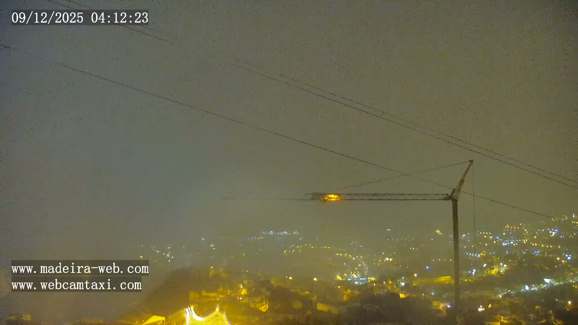 Funchal City  Skyline Live Cam from Sao Roque - Funchal, Madeira, Portugal