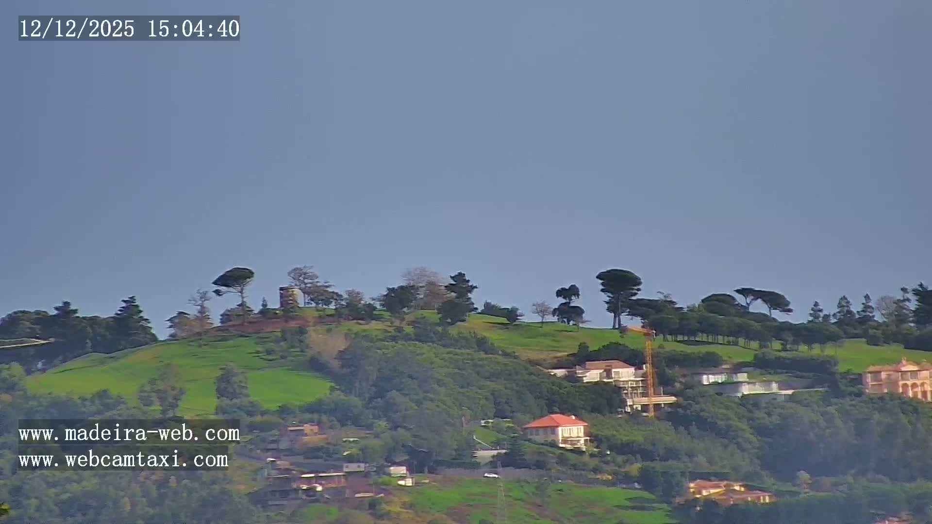 Funchal City  Skyline Live Cam from Sao Roque - Funchal, Madeira, Portugal