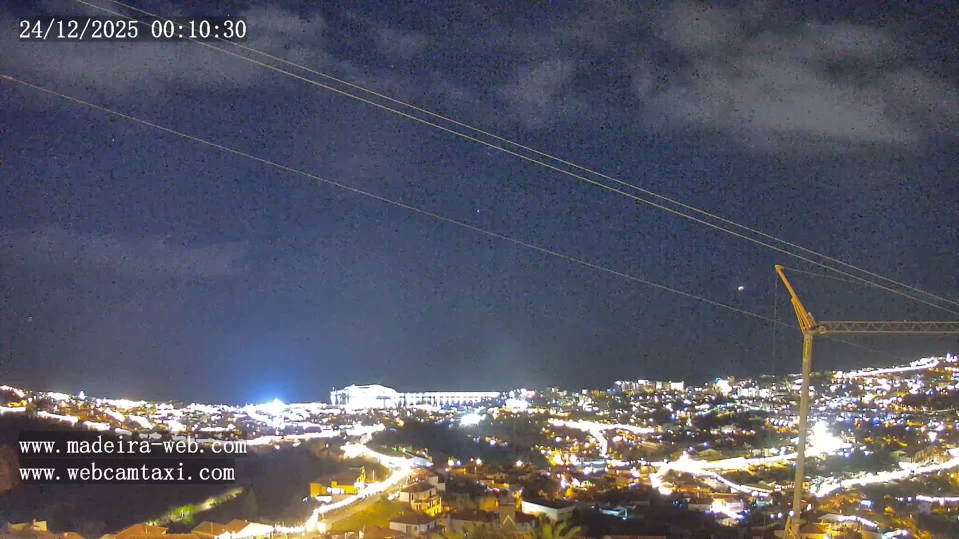 Funchal City  Skyline Live Cam from Sao Roque - Funchal, Madeira, Portugal