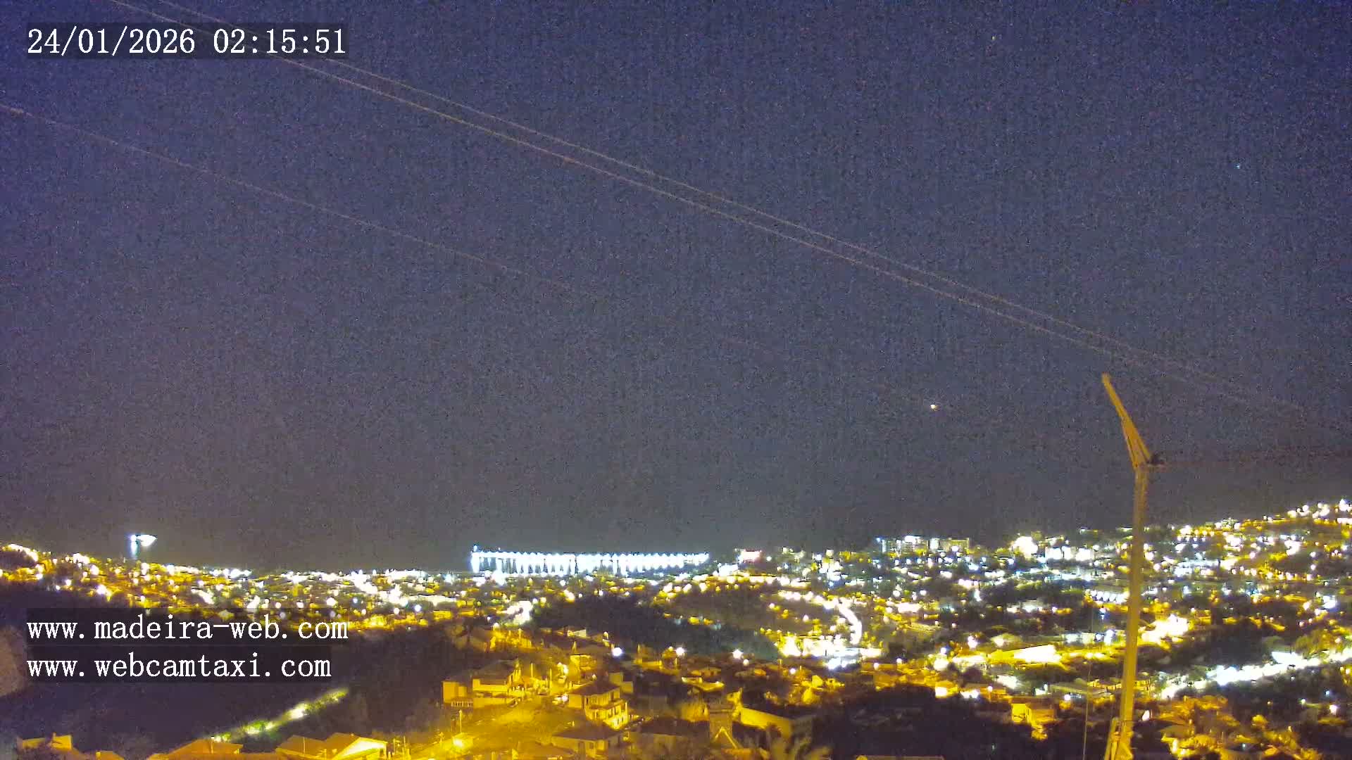 Funchal City  Skyline Live Cam from Sao Roque - Funchal, Madeira, Portugal
