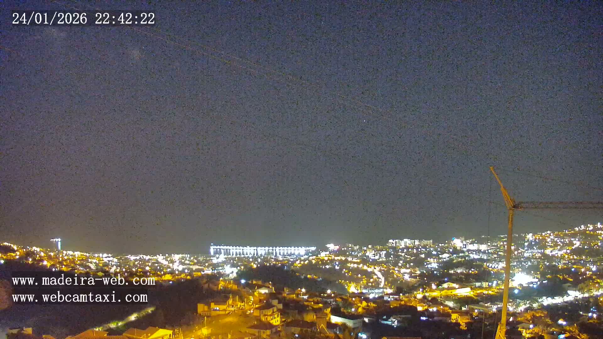 Funchal City  Skyline Live Cam from Sao Roque - Funchal, Madeira, Portugal