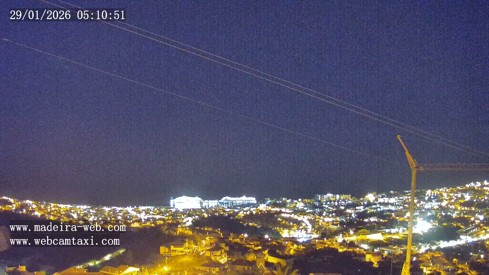 Funchal City  Skyline Live Cam from Sao Roque - Funchal, Madeira, Portugal