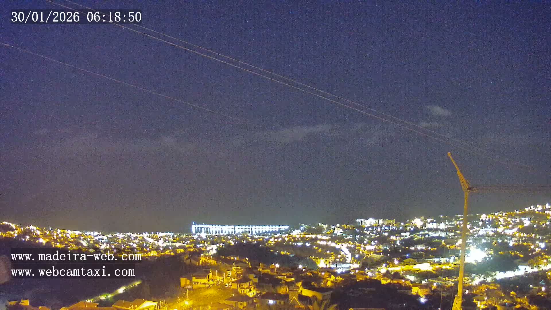 Funchal City  Skyline Live Cam from Sao Roque - Funchal, Madeira, Portugal