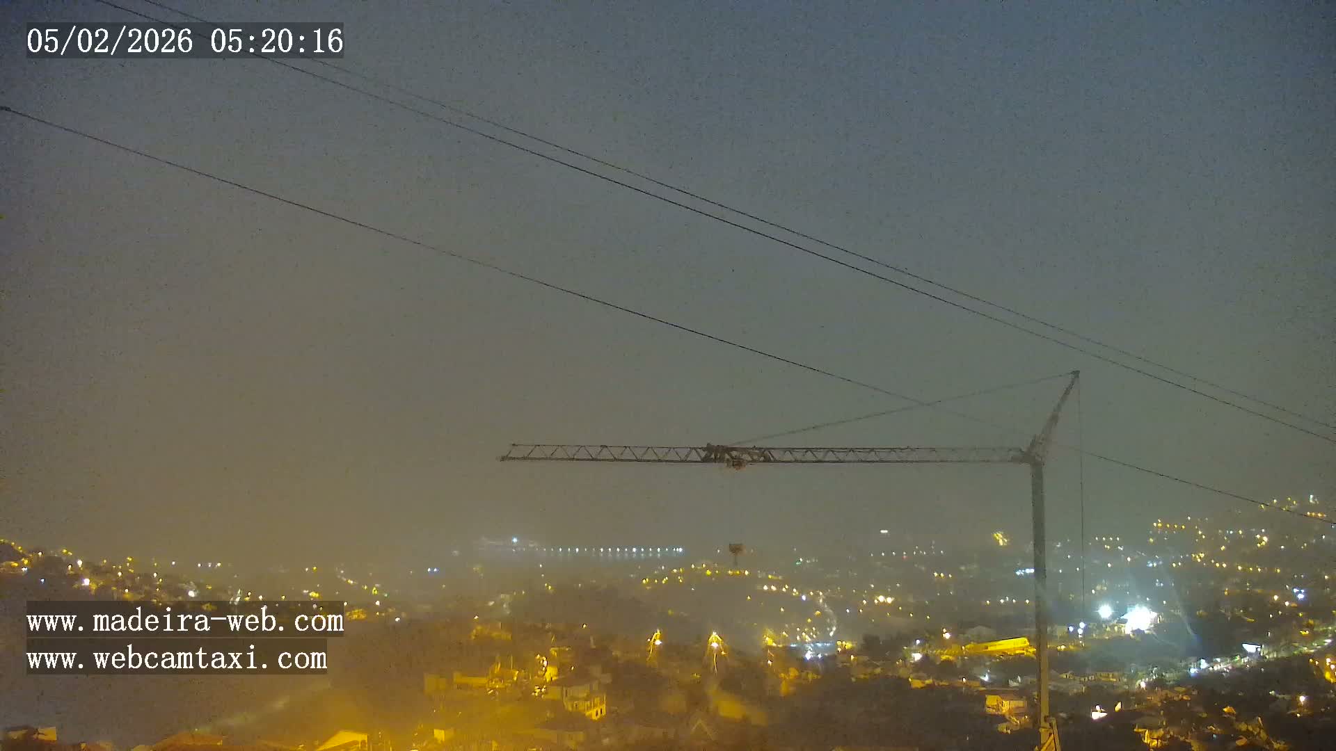 Funchal City  Skyline Live Cam from Sao Roque - Funchal, Madeira, Portugal