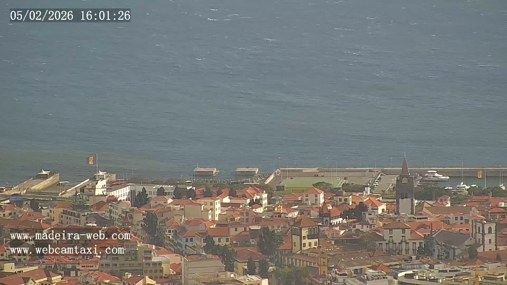 Funchal City  Skyline Live Cam from Sao Roque - Funchal, Madeira, Portugal