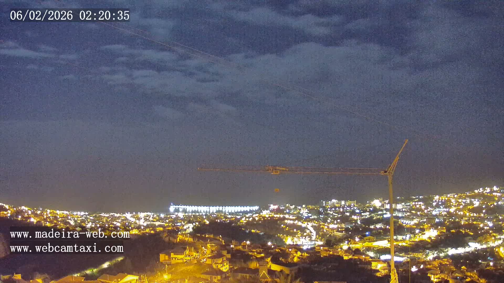 Funchal City  Skyline Live Cam from Sao Roque - Funchal, Madeira, Portugal