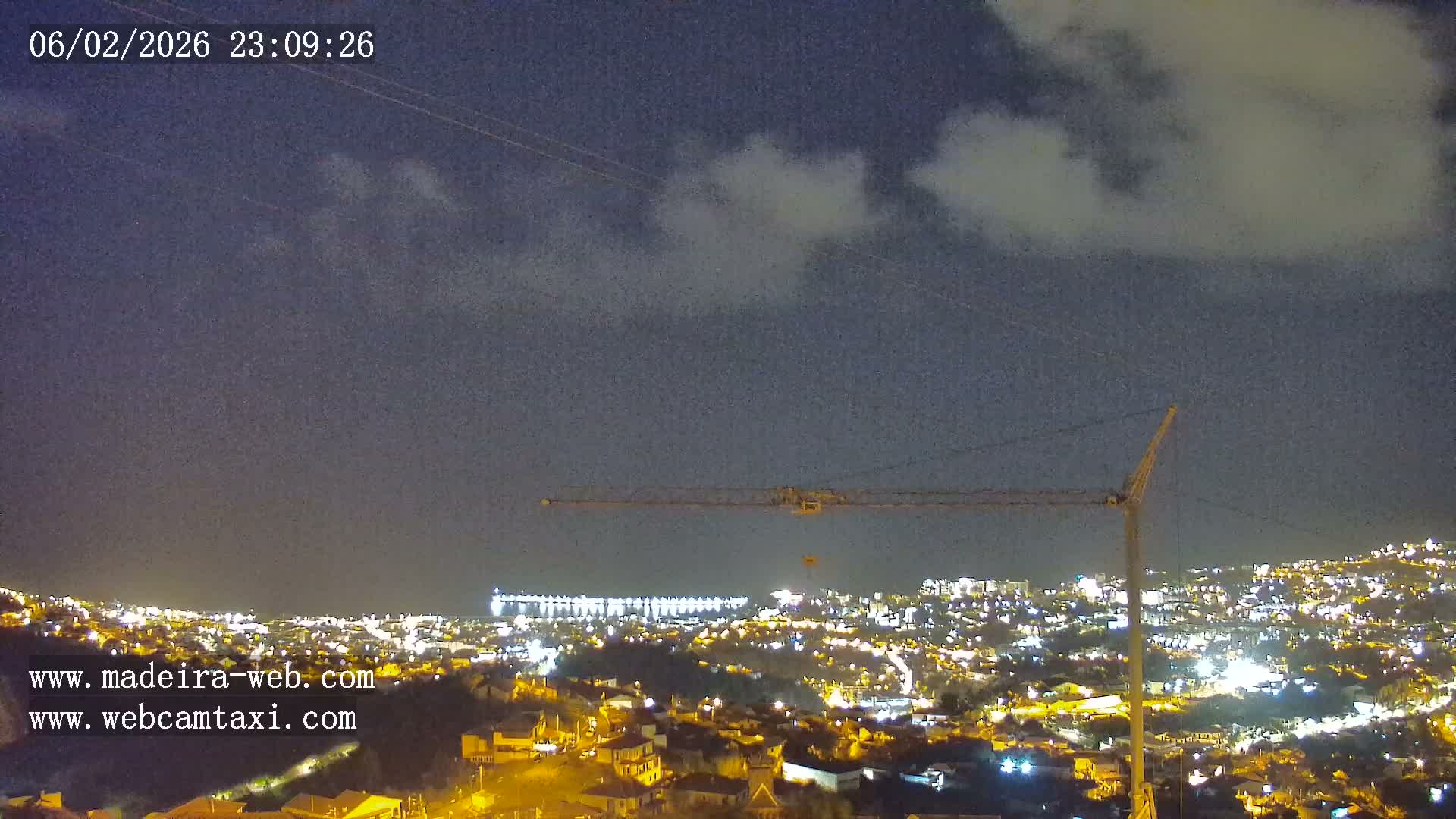 Funchal City  Skyline Live Cam from Sao Roque - Funchal, Madeira, Portugal