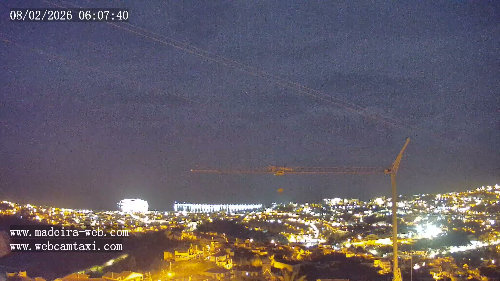 Funchal City  Skyline Live Cam from Sao Roque - Funchal, Madeira, Portugal