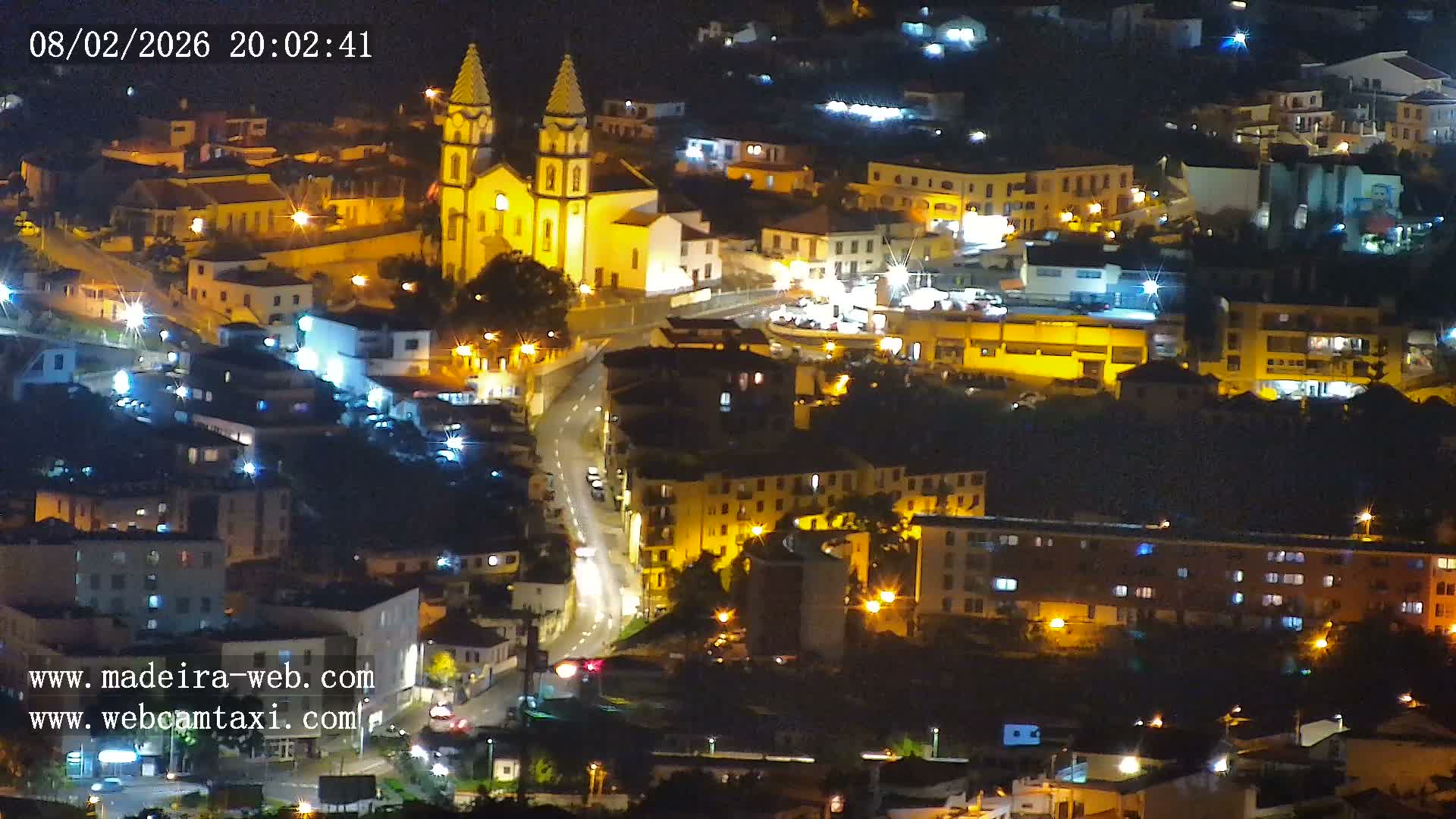 Funchal City  Skyline Live Cam from Sao Roque - Funchal, Madeira, Portugal