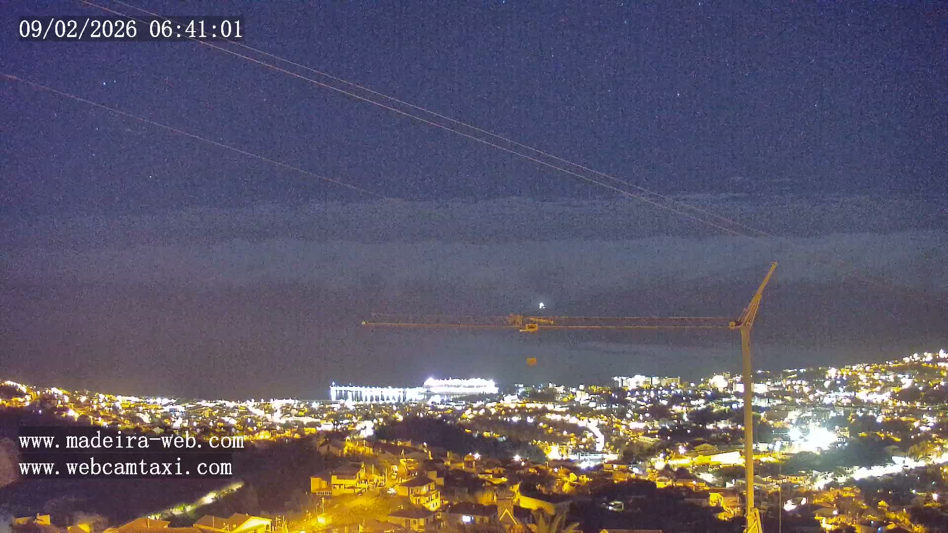 Funchal City  Skyline Live Cam from Sao Roque - Funchal, Madeira, Portugal