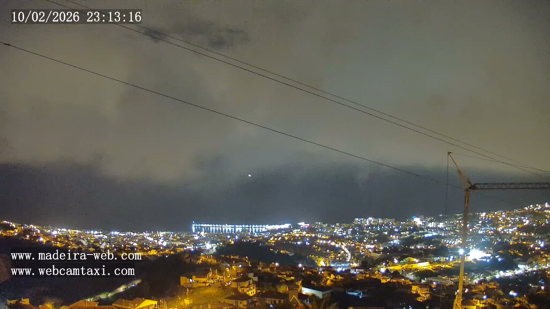 Funchal City  Skyline Live Cam from Sao Roque - Funchal, Madeira, Portugal